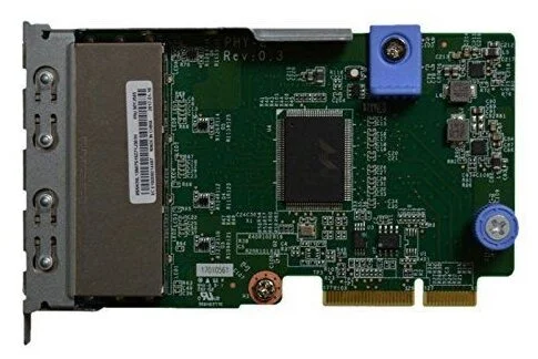 Сетевая карта LENOVO ThinkSystem 1Gb 4-port RJ45 LOM 7ZT7A00545