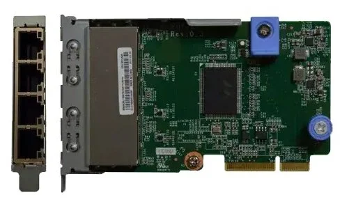 Фото Сетевая карта LENOVO ThinkSystem 1Gb 4-port RJ45 LOM 7ZT7A00545