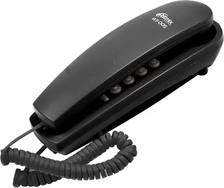 Проводной телефон RITMIX RT-005 Black
