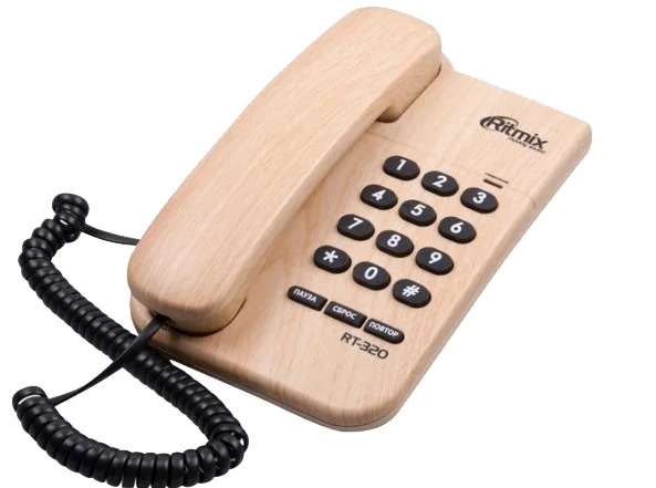 Фото Проводной телефон RITMIX RT-320 Light wood