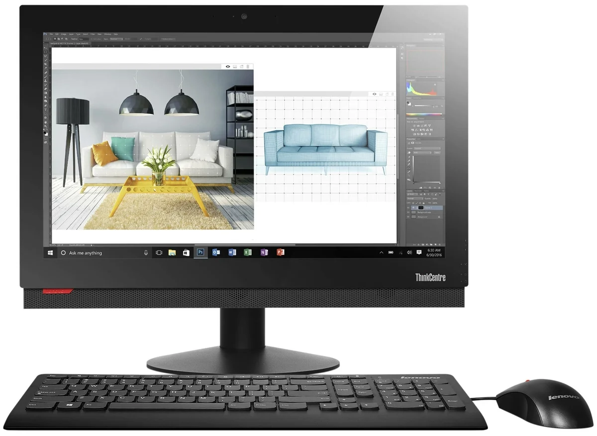 Купить Моноблок LENOVO ThinkCentre M810z 21.5"/Intel Core i7-7700/8Gb/500Gb/Win10 (10Q1S28N00)
