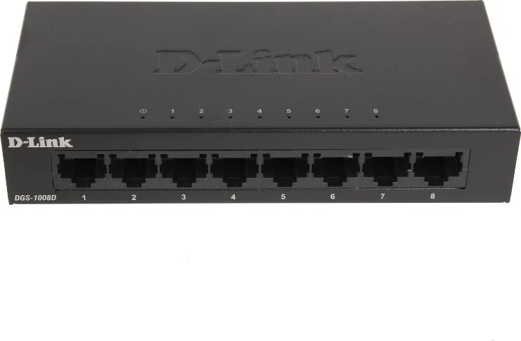 Фото Коммутатор D-LINK DGS-1008D/K2A