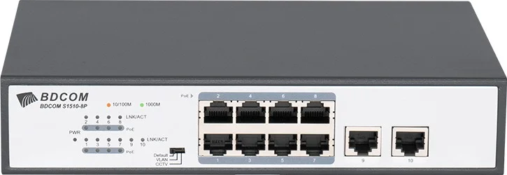 Коммутатор BDCOM S1510-8P