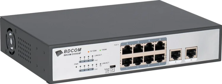 Фото Коммутатор BDCOM S1510-8P