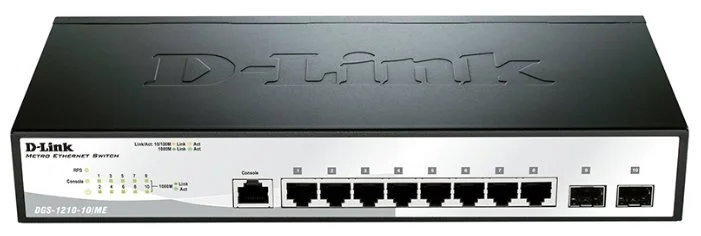 Коммутатор D-LINK DGS-1210-10/ME/A1A
