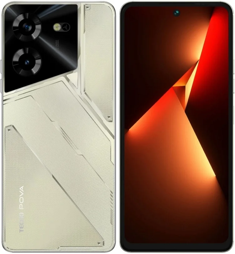 Фото Смартфон TECNO Pova 5 8/256Gb Amber Gold (TCN-LH7N.256.AMGO)