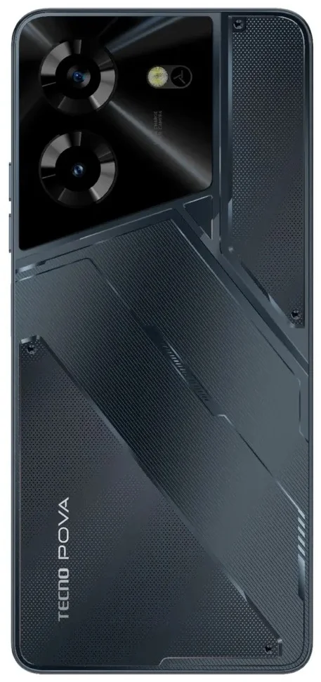 Картинка Смартфон TECNO Pova 5 8/256Gb Mecha Black (TCN-LH7N.256.MEBK)