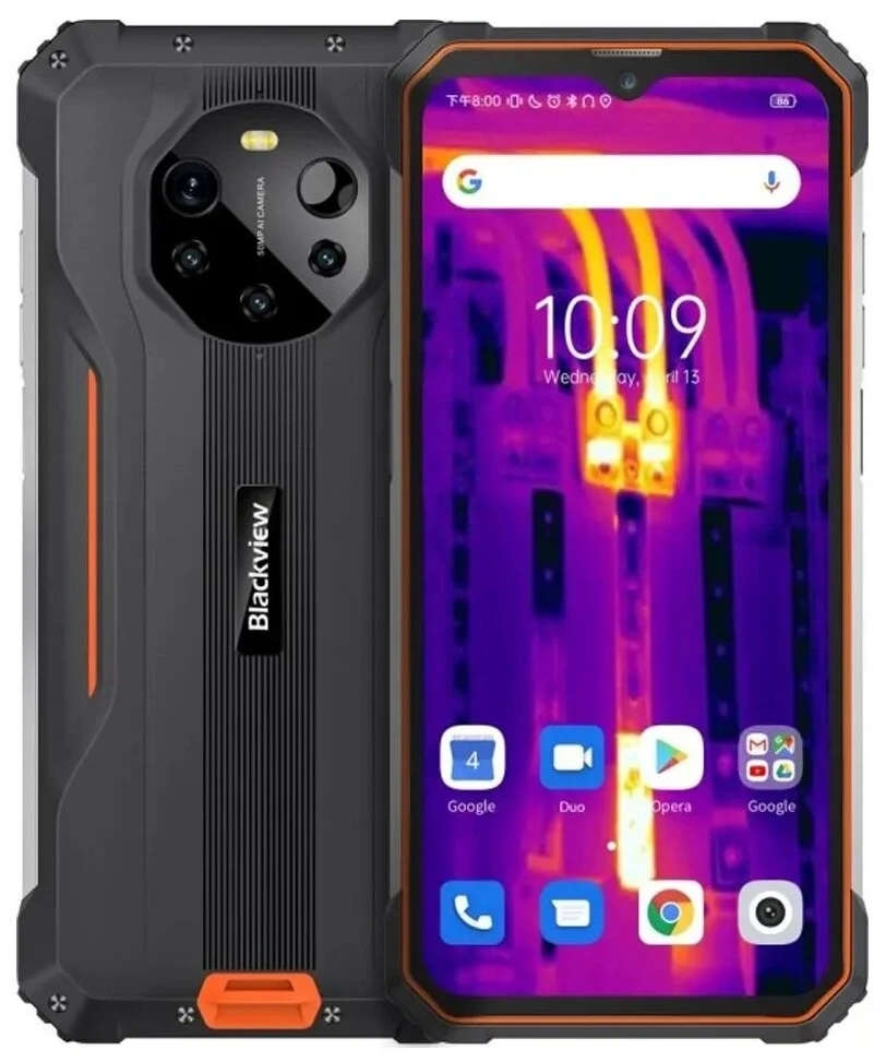 Фото Смартфон BLACKVIEW BL8800 Pro 6.58" 8/128Gb Orange