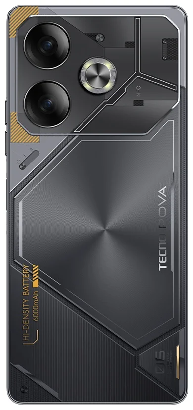 Фото Смартфон TECNO Pova 6 12/256Gb Meteorite Grey (LI7)