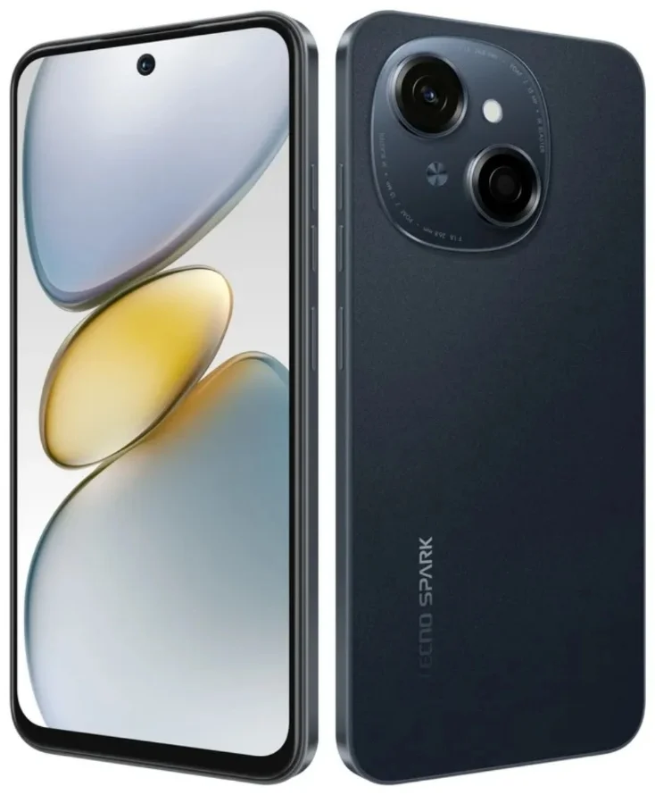 Фото Смартфон TECNO Spark Go 1 3/64Gb Startrail Black (KL4)