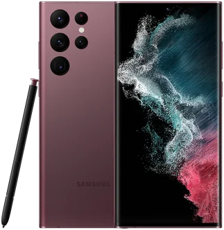 Смартфон SAMSUNG Galaxy S22 Ultra 128Gb Burgundy (SM-S908BDRDSKZ)