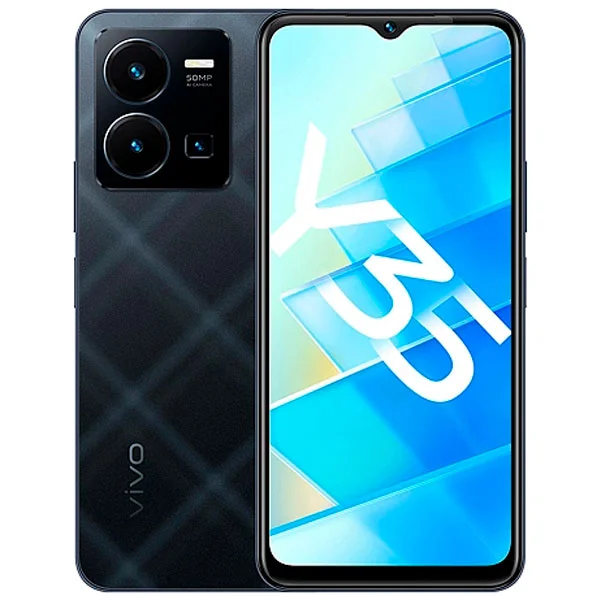 Смартфон VIVO Y35 128Gb Agate Black