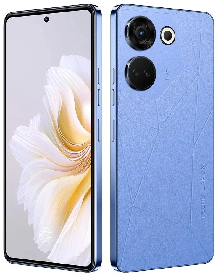 Фото Смартфон TECNO Camon 20 Pro 8/256Gb Serenity Blue (TCN-CK7N.256.SEBL)