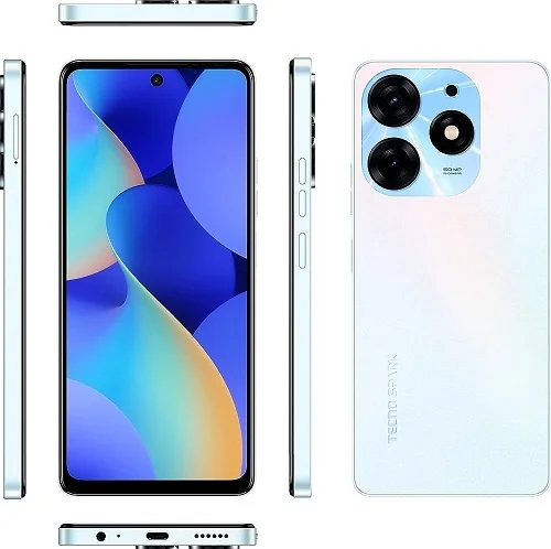 Фотография Смартфон TECNO Spark 10 Pro 8/128Gb Pearl White (TCN-KI78.128.PEWH)