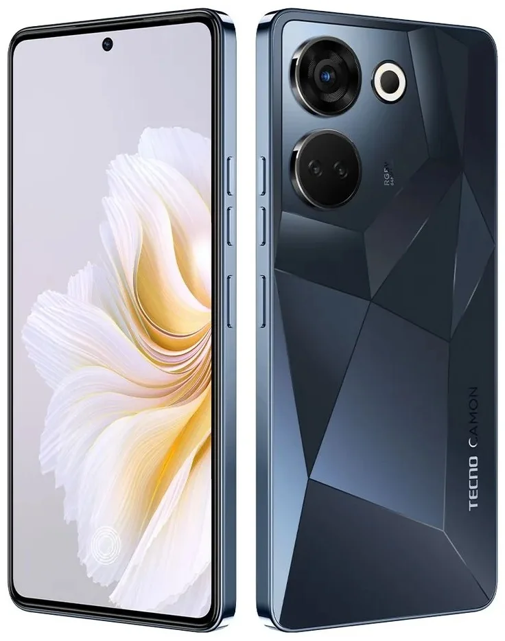 Фото Смартфон TECNO Camon 20 Pro 8/256Gb Predawn Black (TCN-CK7N.256.PRBK)