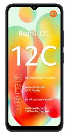 Смартфон XIAOMI Redmi 12C 3/64Gb Graphite Gray 22120RN86G Казахстан