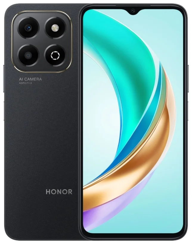 Смартфон HONOR X6b 6/256Gb Midnight Black (JDY-LX1, 5109BGLT)