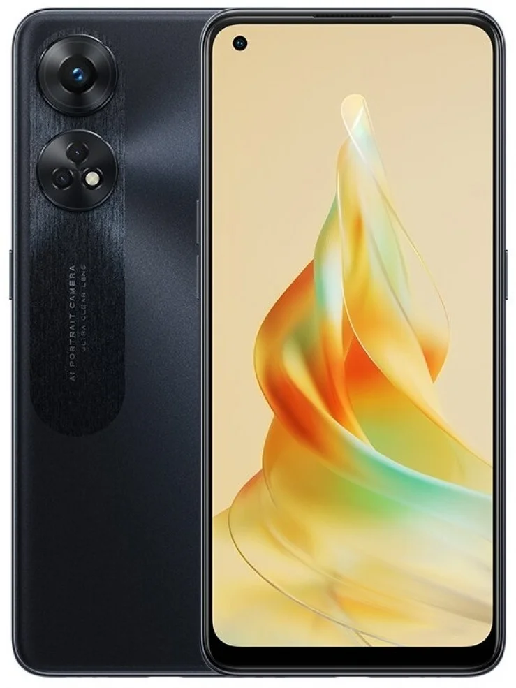 Смартфон OPPO Reno8t 8/128Gb Midnight Black (CPH2481)