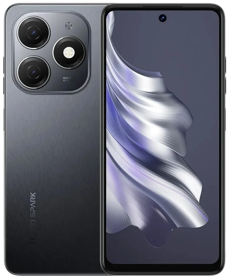 Смартфон TECNO Spark 20 8/128Gb Gravity Black (KJ5n)