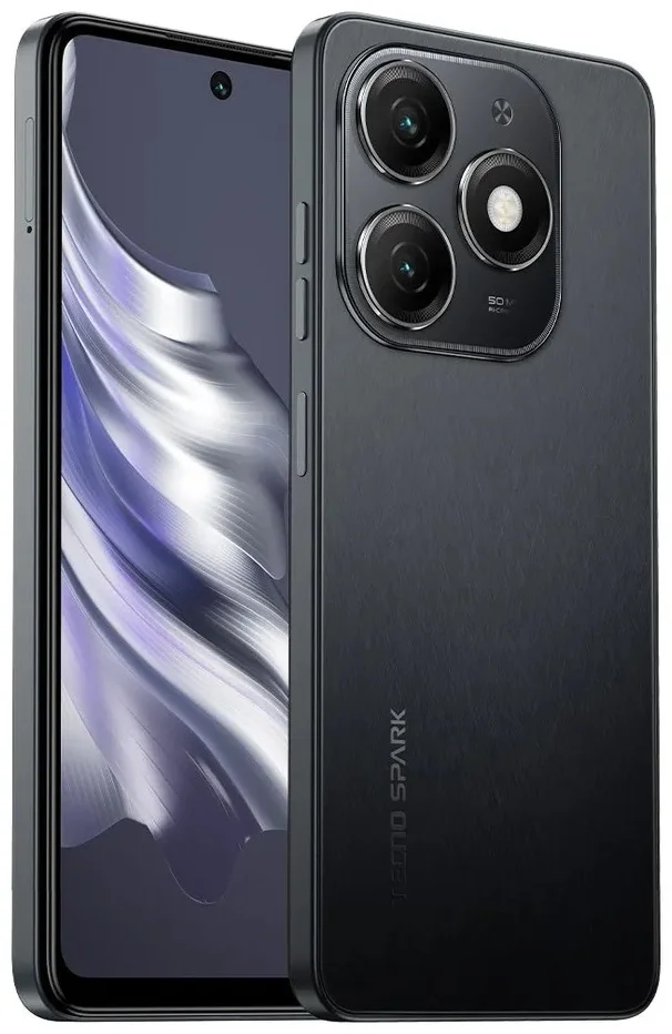 Фото Смартфон TECNO Spark 20 8/128Gb Gravity Black (KJ5n)