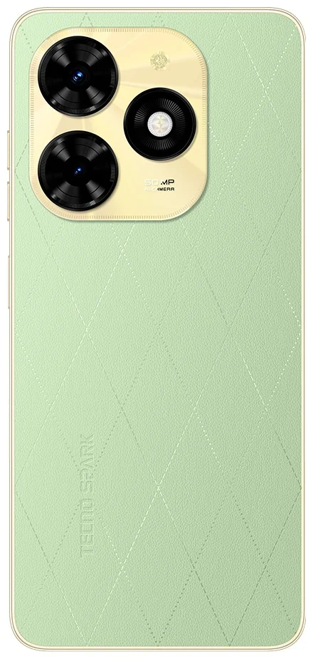 Фото Смартфон TECNO Spark 20C 4/128Gb Magic Skin Green (BG7n)