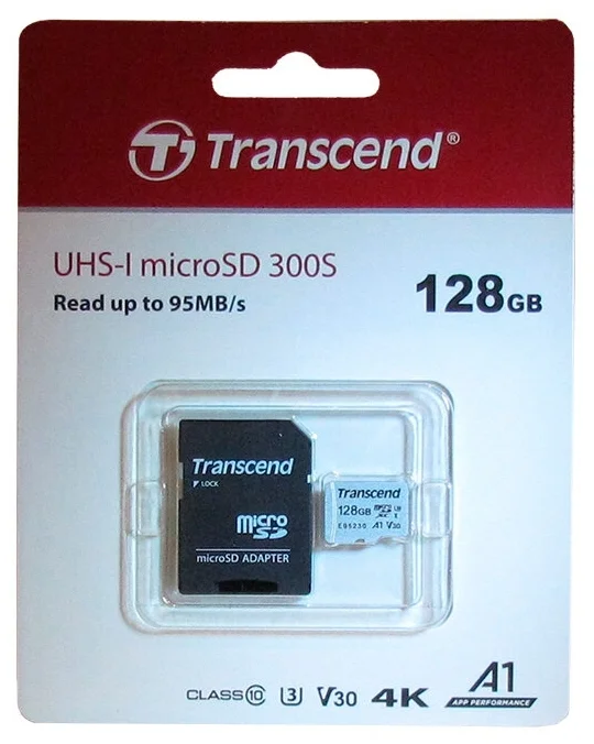 Цена Карта памяти APACER MicroSD 128Gb microSD UHS-I U3 V30 AP128GMCSX10U7-R
