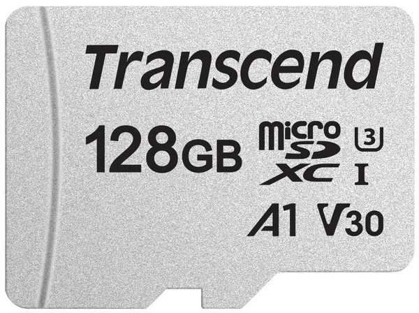 Карта памяти TRANSCEND MicroSDHC 128 GB UHS-I class 1 + A (TS128GUSD300S)
