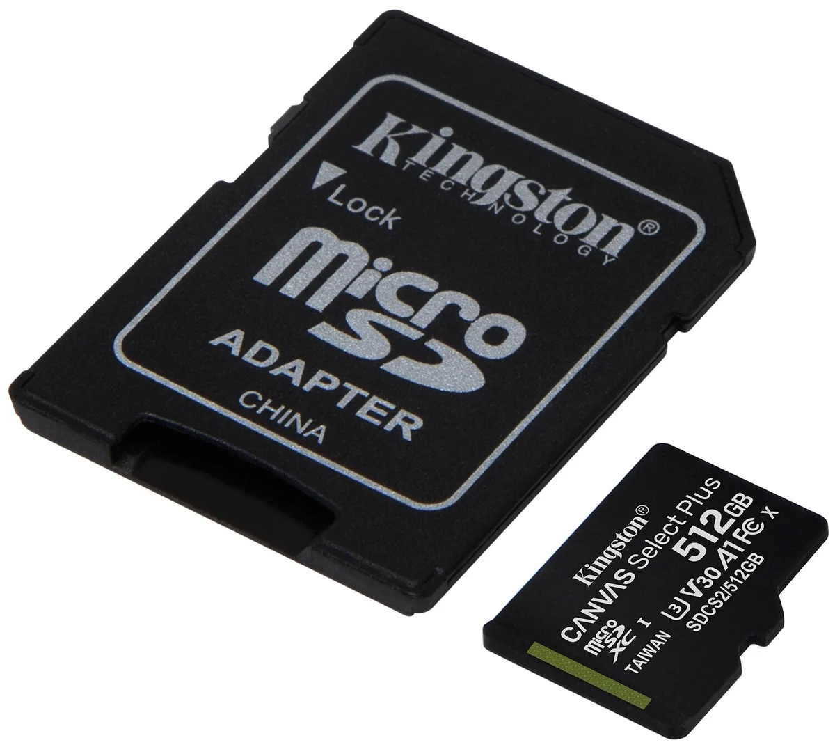 Фото Карта памяти KINGSTON SDCS2/512Gb with adapter