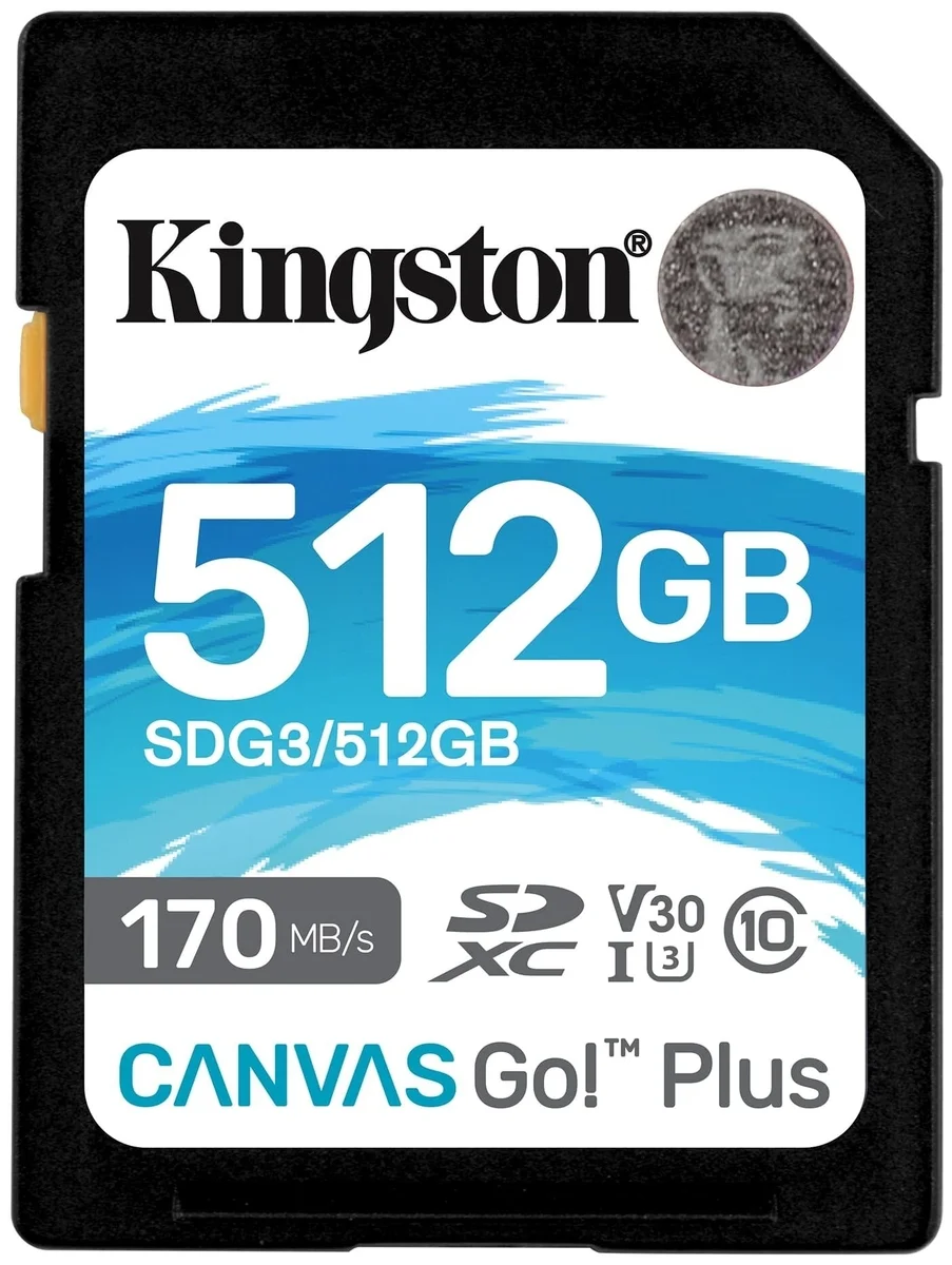 Карта памяти KINGSTON SDG3/256Gb SDXC UHS-I Class 10 V30