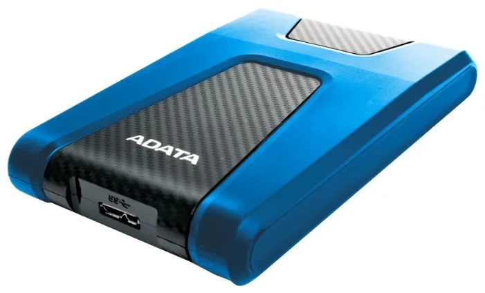 Фотография Жесткий диск HDD ADATA AHV680 2TB USB 3.2 Blue (AHD680-2TU31-CBL)
