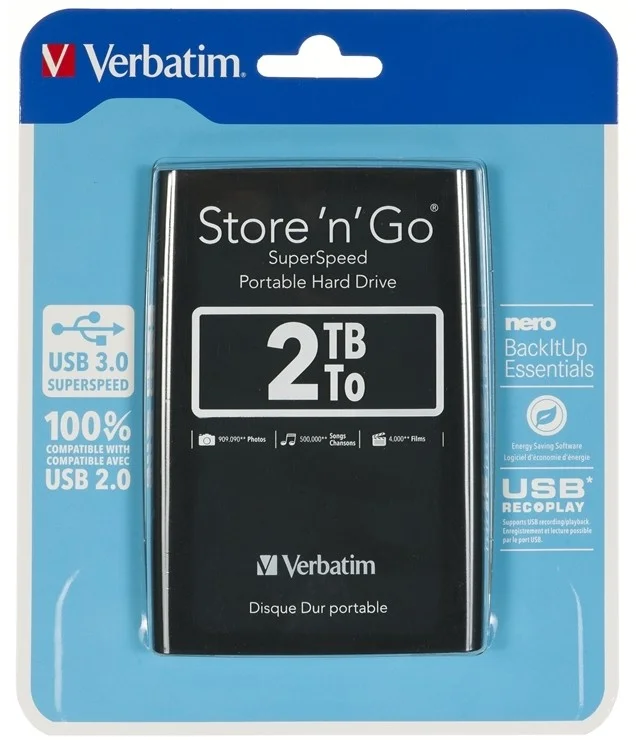 Фотография Жесткий диск HDD Verbatim 53177