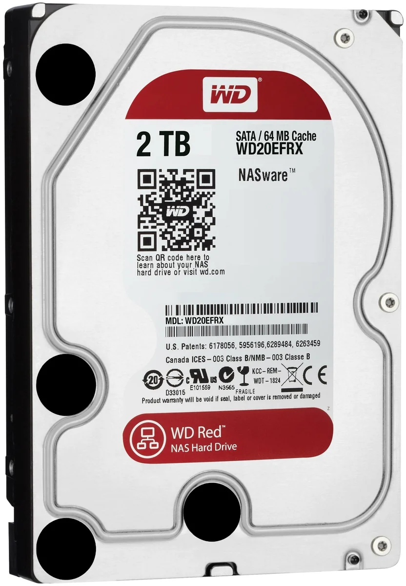 Фото Жесткий диск HDD Western Digital Red WD20EFZX