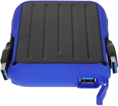 Фотография Жесткий диск HDD SILICON POWER A66 SP040TBPHD66LS3B USB 3.2 Blue
