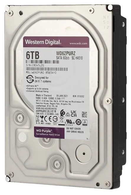 Фото Жесткий диск Western Digital WD62PURZ Фото Жесткий диск Western Digital WD62PURZ