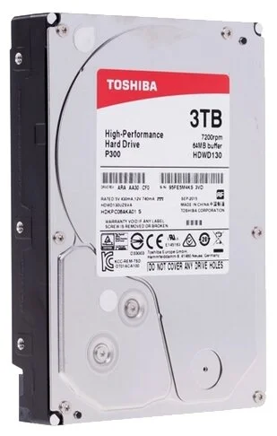 Фотография Жесткий диск HDD TOSHIBA HDWD130UZSVA Фотография Жесткий диск HDD TOSHIBA HDWD130UZSVA