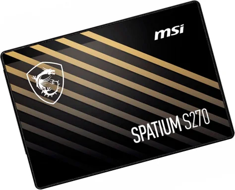 Фото Жесткий диск SSD MSI 120Gb SPATIUM S270 SATA III 2.5" R500Mb/s W450MB/s