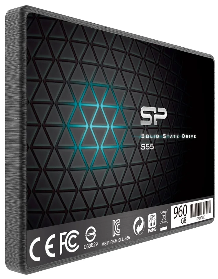 Картинка Жесткий диск SSD SILICON POWER S55 SP960GBSS3S55S25