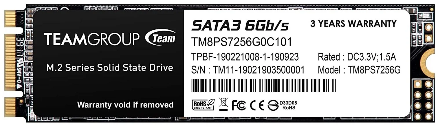 Жесткий диск SSD Team Group TM8PS7256G0C101
