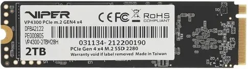 Жесткий диск SSD PATRIOT Viper VP4300 VP4300-2TBM28H