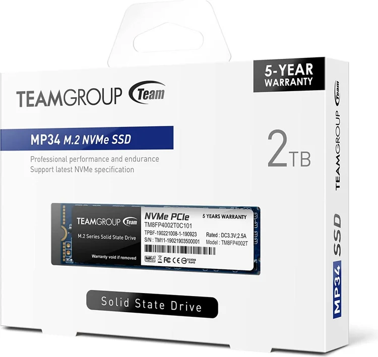 Фотография Жесткий диск SSD Team Group TM8FP4002T0C101