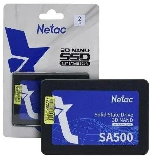 Фото Жесткий диск SSD NETAC 2Tb SA500 NT01SA500-2T0-S3X