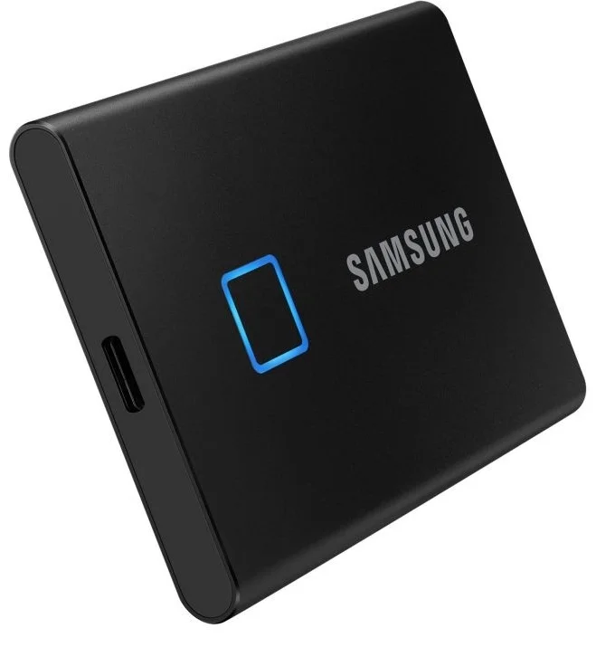 Картинка Жесткий диск SSD SAMSUNG 1000Gb T7 Touch USB3.2 (MU-PC1T0K/WW)