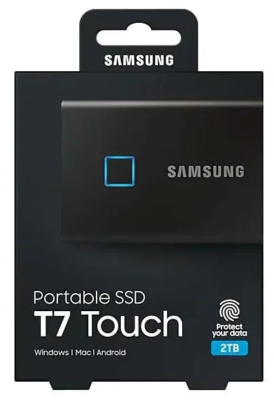 Жесткий диск SSD SAMSUNG T7 Touch 500Gb Black (MU-PC500K/WW) Казахстан
