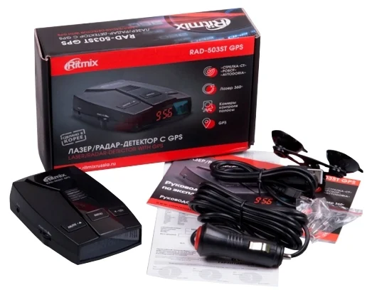 Купить Радар-детектор RITMIX RAD-503ST GPS Black