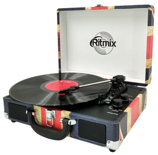 Проигрыватель виниловый RITMIX LP-120B UK Flag