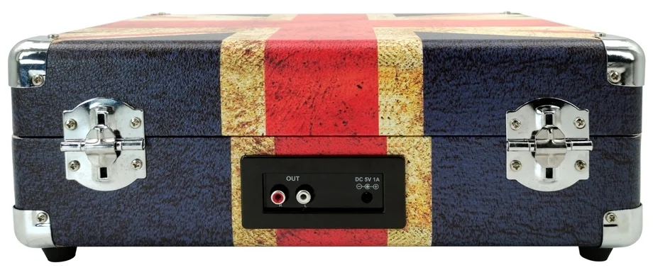 Цена Проигрыватель виниловый RITMIX LP-120B UK Flag