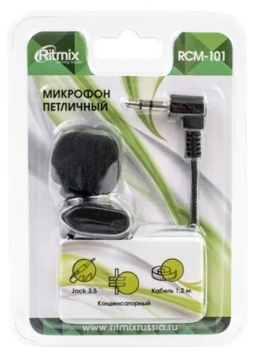 Фото Микрофон RITMIX RCM-101 Black