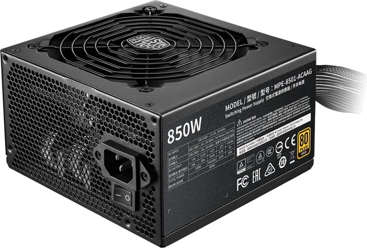Фото Блок питания COOLERMASTER MWE GOLD 850 V2 850W MPE-8501-AFAAG-EU