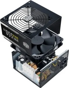 Цена Блок питания CoolerMaster MWE GOLD 550 V2 500-750W Non Modular, Active PFC, вент.12 см 80+ GOLD MPE-5501-ACAAG-EU
