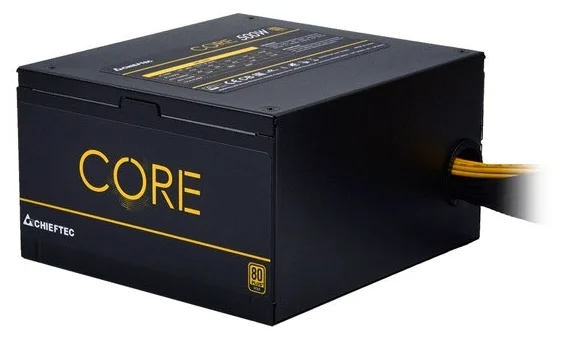 Фотография Блок питания Chieftec CORE BBS-500S 500W 80plus Gold Active PFC Фотография Блок питания Chieftec CORE BBS-500S 500W 80plus Gold Active PFC